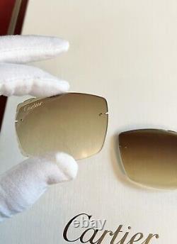 Brown Cartier Diamond Cut Lenses For Buffalo, Wood, Acetate, C Decor Wire