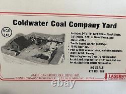 COLDWATER COAL COMPANY with TRESTLE & YARD HO Scale LASER CUT WOODEN KIT NEW