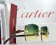 Cartier Decor C Wood Rimless Ibiza Ct0052o Frame Sunglasses Glasses Diamond Cut