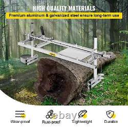 Chainsaw Mill Planking Milling 48In Guide Bar Wood Lumber Cutting Chain Saw Mill