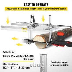 Chainsaw Mill Planking Milling 48In Guide Bar Wood Lumber Cutting Chain Saw Mill