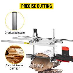 Chainsaw Mill Planking Milling 48In Guide Bar Wood Lumber Cutting Chain Saw Mill