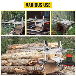 Chainsaw Mill Planking Milling 48In Guide Bar Wood Lumber Cutting Chain Saw Mill