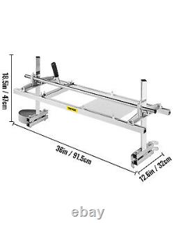 Chainsaw Mill Planking Milling 48In Guide Bar Wood Lumber Cutting Chain Saw Mill