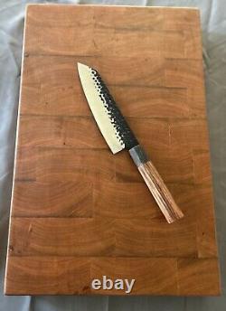 Cherry Wood End Grain Cutting Board 21.75 x 13.5 x 2 Black Wild Cherry