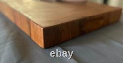 Cherry Wood End Grain Cutting Board 21.75 x 13.5 x 2 Black Wild Cherry