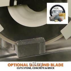 Chop Saw Multi-Purpose 14 in Cutting Blade Cuts Steel Aluminum Wood Plastic
