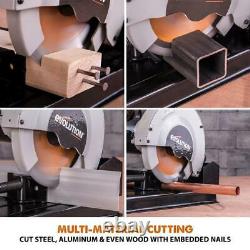 Chop Saw Multi-Purpose Cutting Steel Aluminum Wood Plastics 10 Amp 7-1/4 in