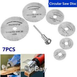 Circular Saw Disc Set Dremel Accessory Mini Drill Rotary Tool Wood Cutting Blade