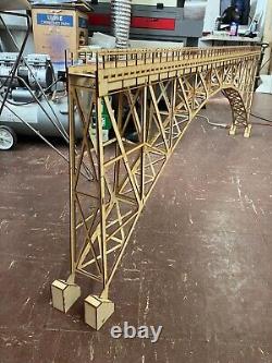 Cisco Canadian National Railroad Bridge Laser Cut Kit Huge Span New Impressive