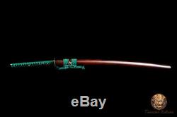Clay Tempered Japanese Samurai Katana T10 Steel Cutting Blade Sword Razor Sharp