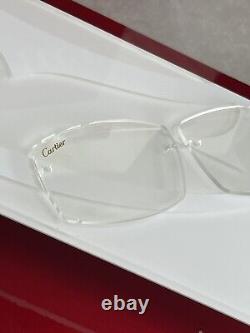 Clear Cartier Diamond Cut Lenses For Buffalo, Wood, Acetate, And C Decor Wire