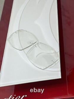 Clear Cartier Diamond Cut Lenses For Buffalo, Wood, Acetate, And C Decor Wire