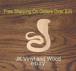 Cobra, Snake Wood Cutout, Laser Cut Wood, Craft Wood, Crafting A264