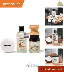 Complete Coconut Cutting Board Oil & Wax Kit with Applicator Food Safe Finish