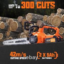 Cordless Chainsaw Electric Chainsaw Battery Powered Chain Saw for Woods Cutting