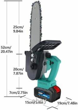 Cordless Electric Power Saw Chainsaw Small Handheld Cutter for Cutting Wood Tree