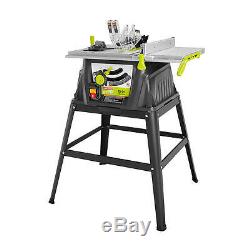 Craftsman Table Saw Evolv 10 Inch 15 Amp with Stand Wood Cut Workshop Bench