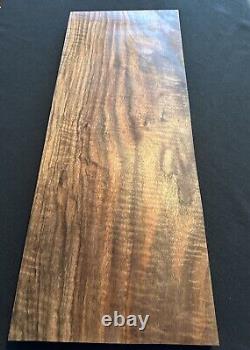 Curly Claro Walnut, Craft Wood, 24 1/2 Long, 9 1/2 Wide, 1 Thick, Dry