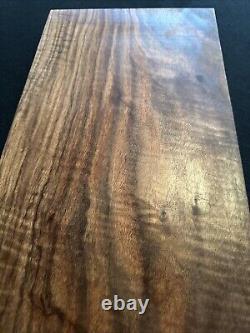 Curly Claro Walnut, Craft Wood, 24 1/2 Long, 9 1/2 Wide, 1 Thick, Dry