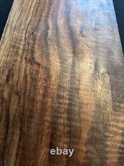 Curly Claro Walnut, Craft Wood, 24 1/2 Long, 9 1/2 Wide, 1 Thick, Dry