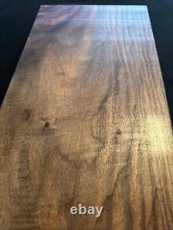 Curly Claro Walnut, Craft Wood, 24 1/2 Long, 9 1/2 Wide, 1 Thick, Dry