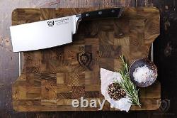 Cutting Board Lionswood End-Grain Teak 16 x 12 Steel Carrying Handles