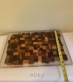 Cutting Board, Multi-Wood, Acrylic Epoxy