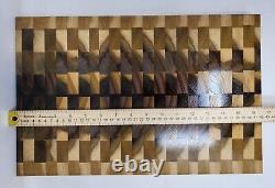 Cutting Chopping Board Hardwood End Grain Butcher block 16.5x11x1.25 Handmade