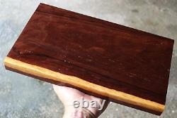 Dalbergia cultrata, Exotic wood, Woodworking, Cutting board 7 4/8X 13X 1 #693