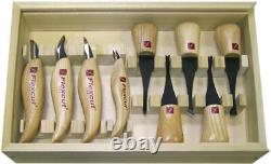 Deluxe Wood Carvers Palm Tool and Knife Set-Flexcut