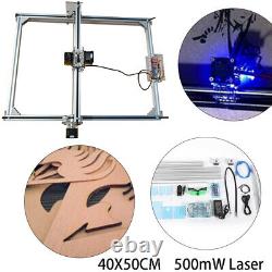 Desktop CNC Laser Engraver Printer Wood Carving Engraving Cutting Machine 500mW