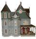 Dolls House New Leon Gothic Victorian Mansion 112 Laser Cut Wooden Flat Pack Ki