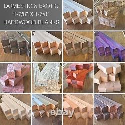 Domestic & Exotic Turning Blanks 1pc/2pc/4pc/6pc Packs 30-48 Lengths