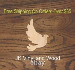 Dove, Peace Dove, Bird, Laser Cut Wood, Wood Cutout, Crafting Supply, A317