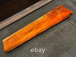 EXHIBITION GRADE Hawaiian Curly Koa Billet Wood 23.5 x (5.75 to 4) x 1.125