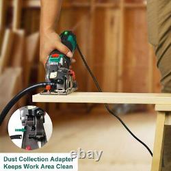 Effortlessly Cut Wood, Metal, Tile with Our 230V Mini Circular Saw 500W Plunge