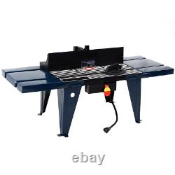 Electric Aluminum Router Table Wood Working Craftsman Tool Benchtop (Limited)