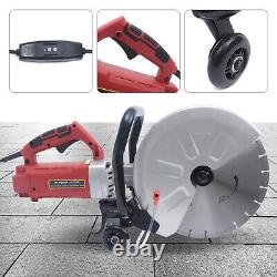 Electric Concrete Wood Cutting Saw Portable Grooving Machine Wet/Dry 4400Rpm