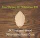 Elm Leaf Wood Shape, Any Size Wooden Cutout, Art And Craft Supply, A358