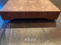 End grain- custom handmade- walnut cutting board- new- 15.5W x 11.75L x 1.75T