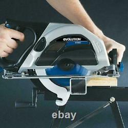 Evolution Power Tools EVOSAW180HD, 180mm TCT Industrial Circular Saw, Cuts Steel