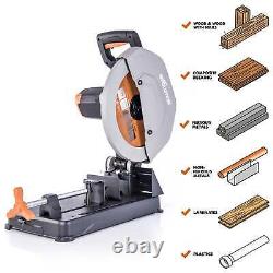 Evolution R355CPS Multi-Material Cutting Chop Saw With 14 in. Blade