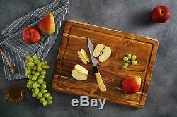 Extra Large Teak Wood Cutting Board 17.8 x 14 For Kitchen- US STOCK