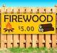 Firewood 5 Dollars Advertising Vinyl Banner Flag Sign Many Sizes Lumber Wood Cut