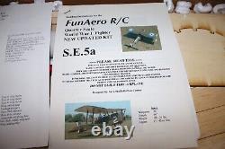 FUNAREO R/C S. E. 5a Lazer cut kit for R/C AIRPLANE