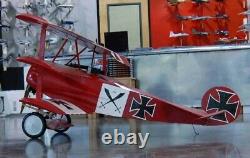 Fokker Dr. I 1/6 Scale Flyboys Version Laser Cut Kit With Real Aluminum Cowl