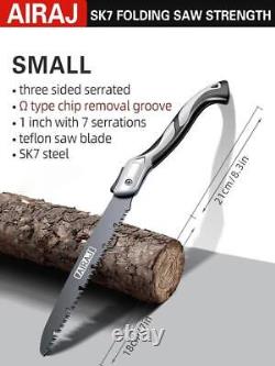 Folding Saw Woodworking Folding Hacksaw Multifunction Cutting Wood Sharp Camping