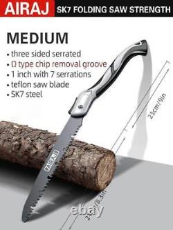 Folding Saw Woodworking Folding Hacksaw Multifunction Cutting Wood Sharp Camping