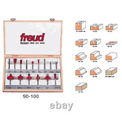 Freud 15 Piece Advanced Bit Set (1/4 Shank) (90-100)
